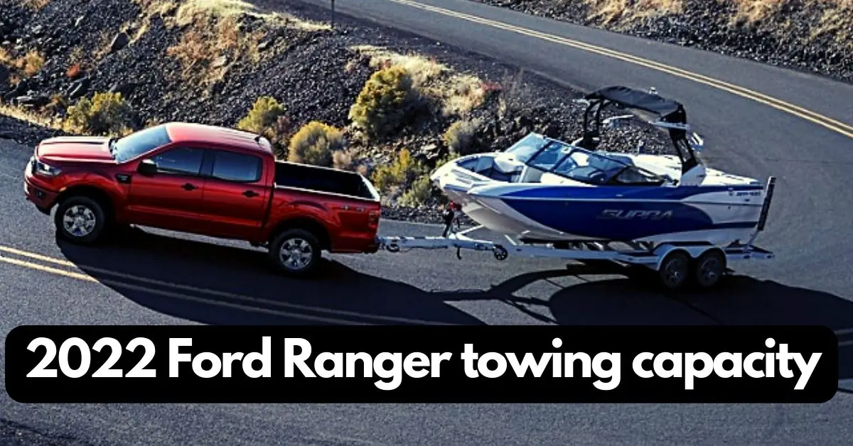 2022 Ford Ranger towing capacity (Best ratings 7,500 lbs.)