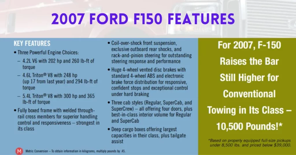 What is the 2007 Ford F150 Towing Capacity? (With Full Charts) The